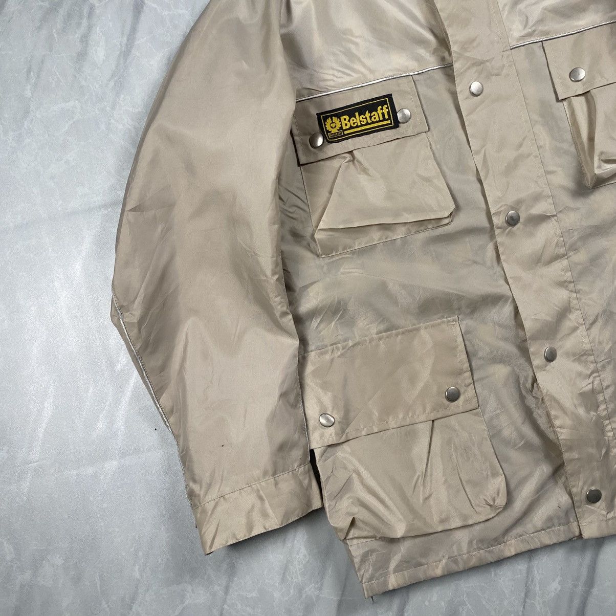 Belstaff Vintage Belstaff Light Army Jacket Size US XL / EU 56 / 4 - 2 Thumbnail