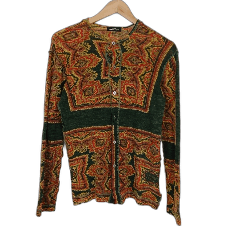 Comme des Garcons Comme des Garçons Patterned Cardigan Jacket-2506 Size S / US 4 / IT 40 - 1 Thumbnail