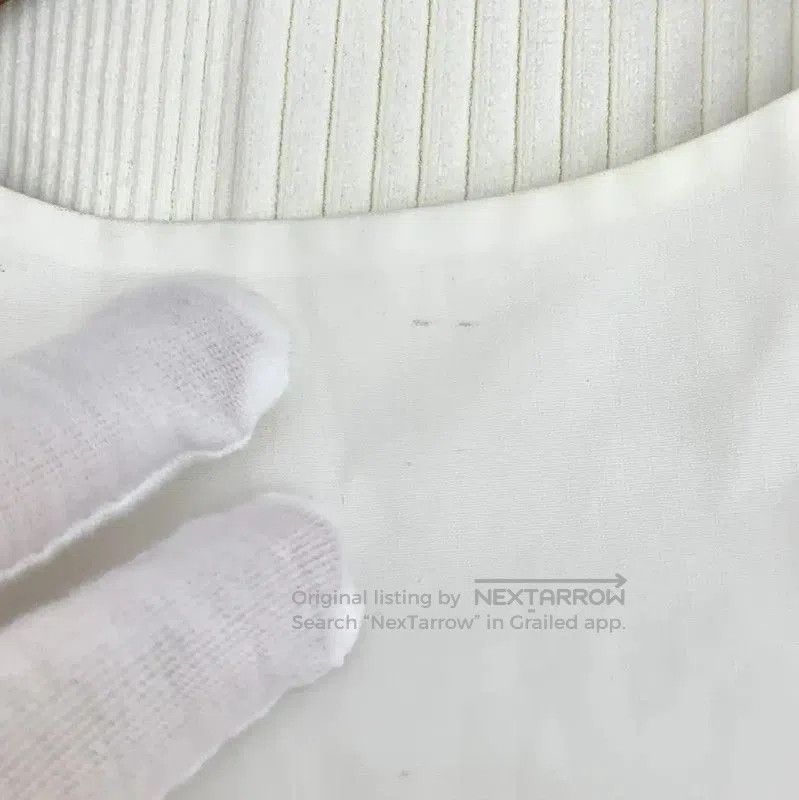 Louis Vuitton Louis Vuitton Women's White Cotton Dress Size L . Size L / US 10 / IT 46 - 9 Thumbnail