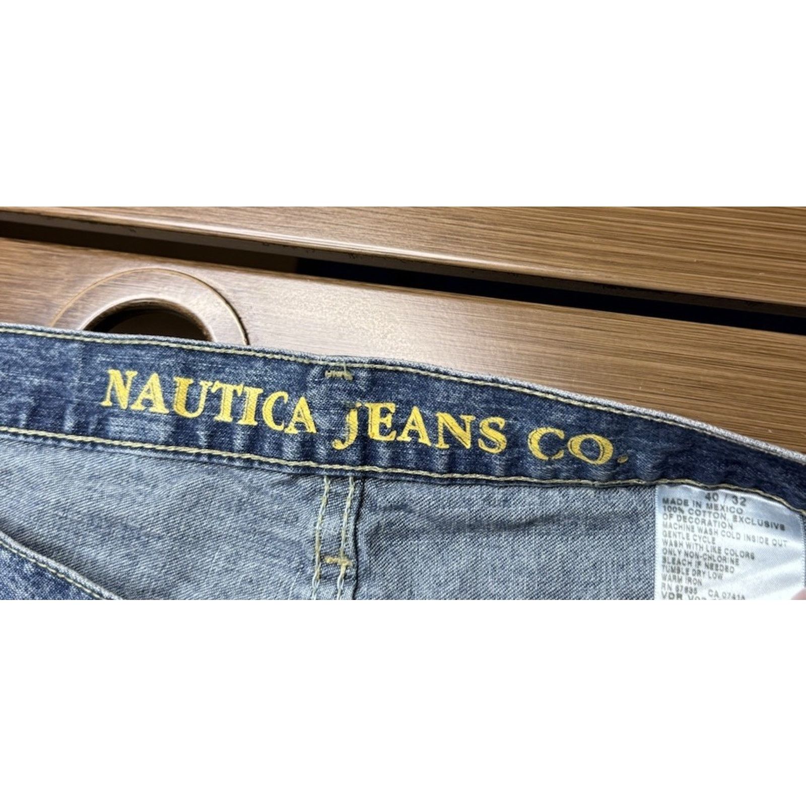 Nautica Baggy Nautica Fit y2k Jeans 40x32 Wide Leg Skater Type Size US 40 / EU 56 - 4 Thumbnail