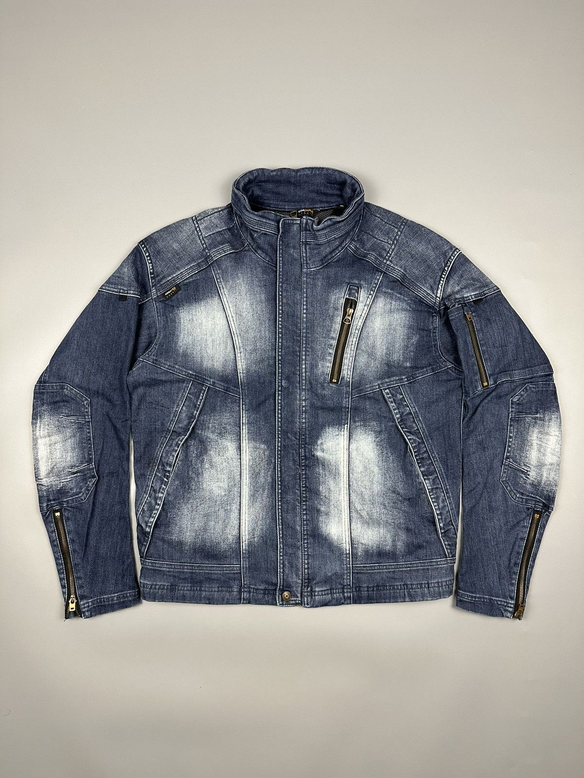 If Six Was Nine × Le Grande Bleu (L.G.B.) NWZ Next Workerz X Feildcore Cordura Denim Jacket Size US XXL / EU 58 / 5 - 1 Thumbnail