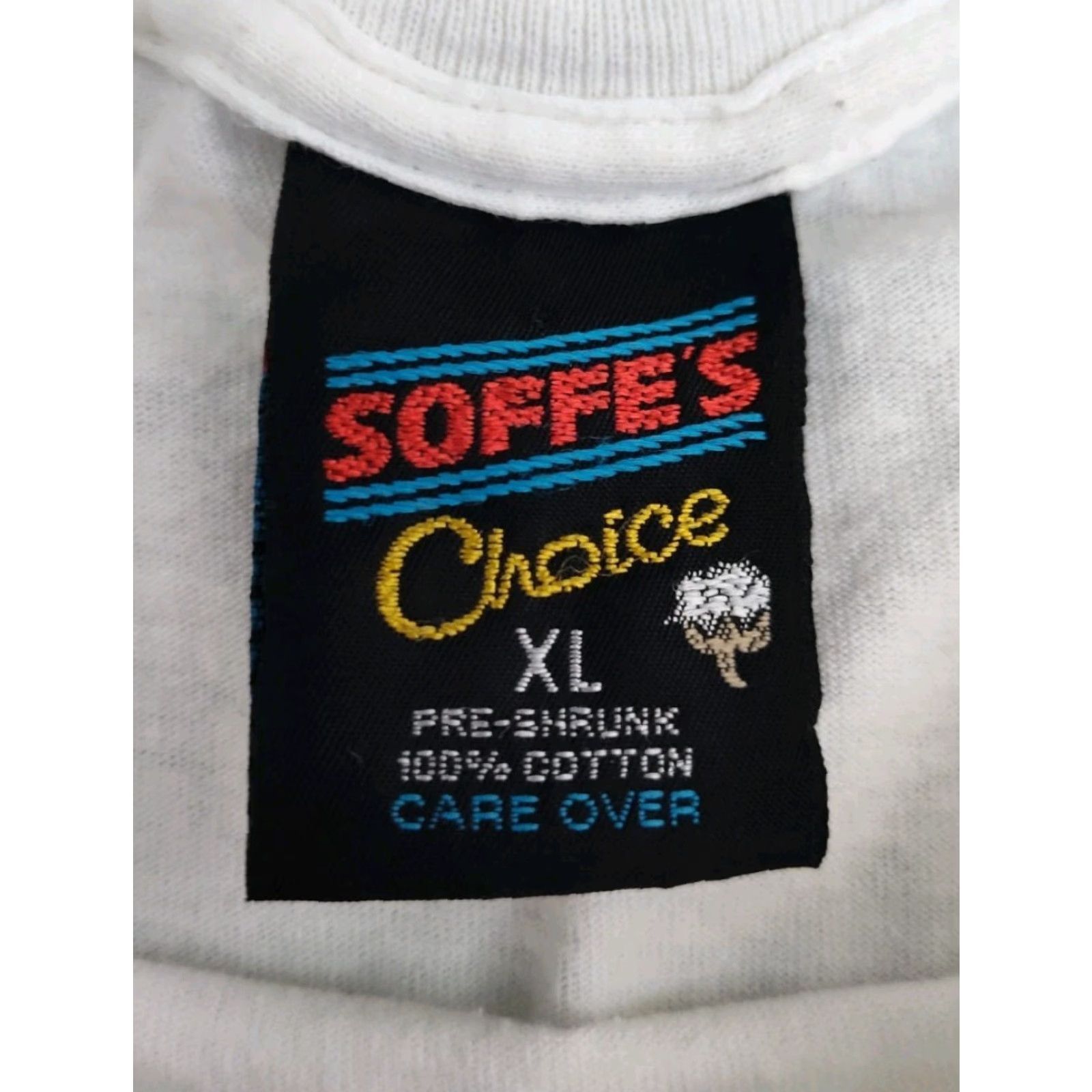 Soffe VINTAGE 1999 MHSAA Michigan High School Hockey Finals T-Shirt XL White Graphic Print Mens Size US XL / EU 56 / 4 - 4 Thumbnail