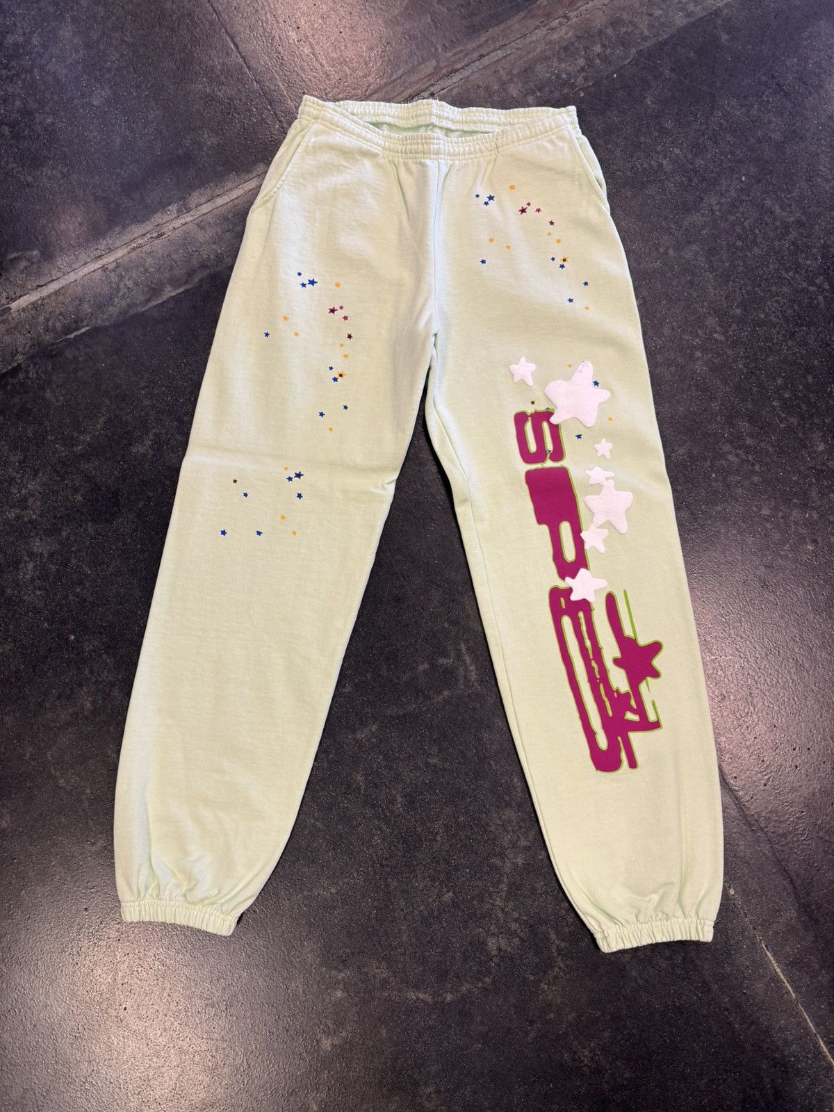 Sp5der Sp5der Mint Sweatpants Size US 30 / EU 46 - 1 Thumbnail