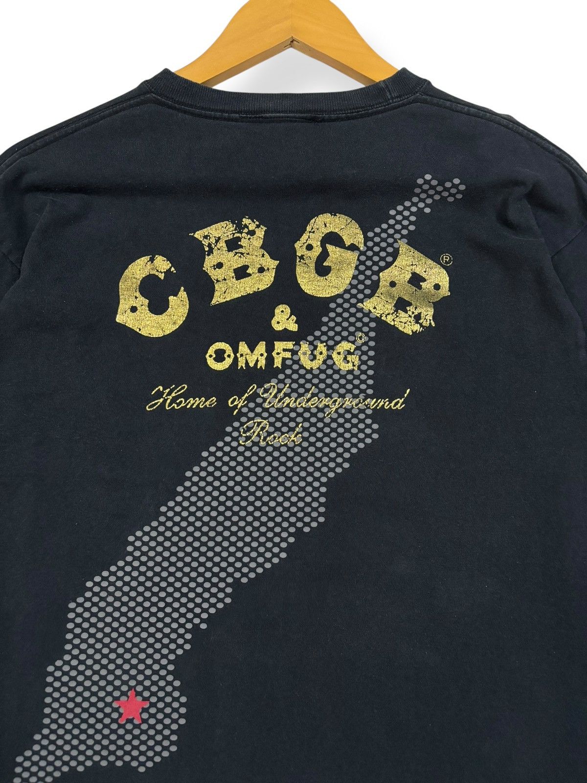 Hysteric Glamour Vintage CBGB & OMFUG Imprinted Rock Punk Long Sleeve T-shirt Size US M / EU 48-50 / 2 - 9 Thumbnail