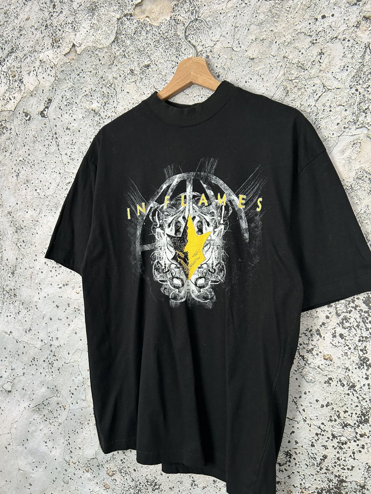 Band Tees Vintage In Flames Rock Band Tee Metal Grunge Punk Y2K Size US M / EU 48-50 / 2 - 2 Thumbnail