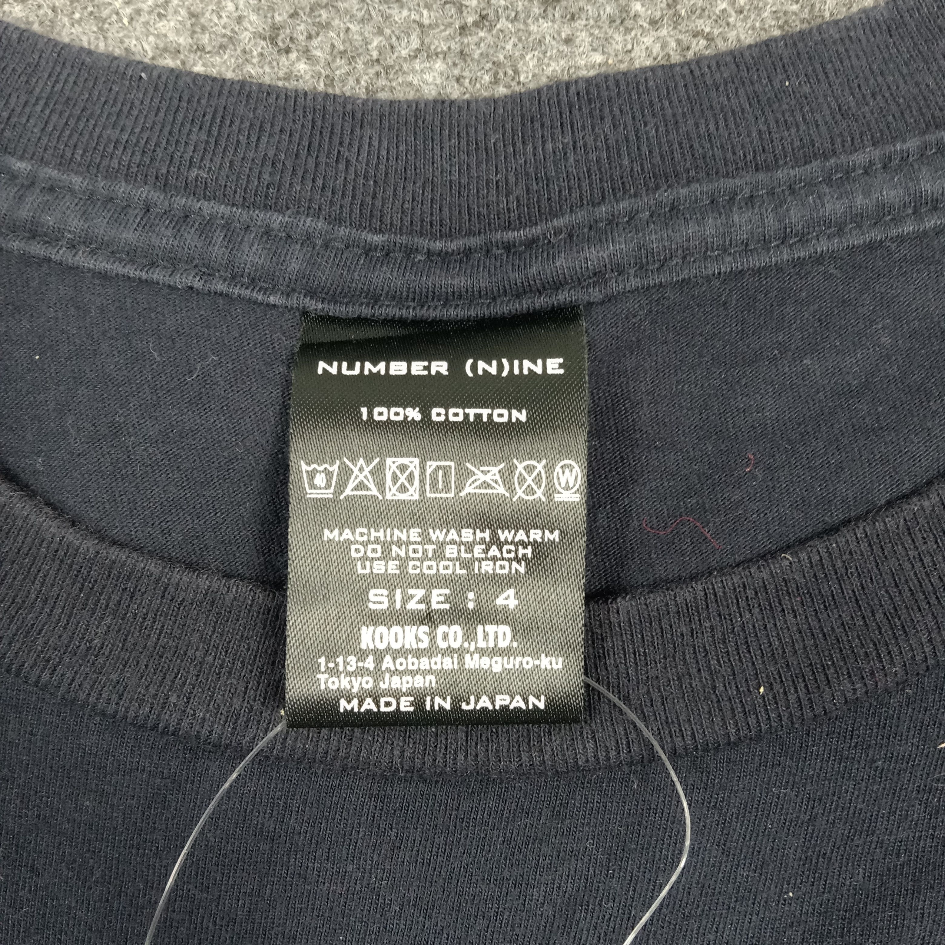 Number (N)ine Number Nine Japanese Streetwear Tshirt C285N55 Size US L / EU 52-54 / 3 - 3 Thumbnail