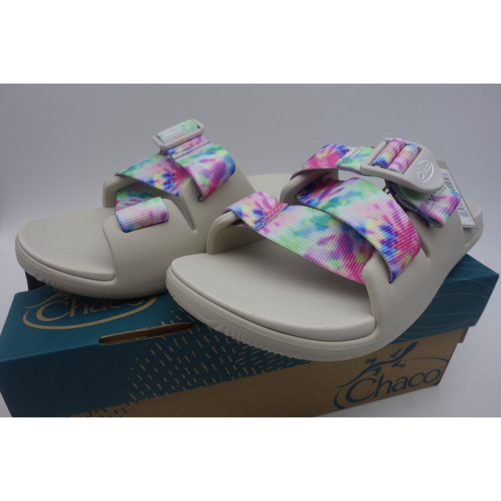 Chaco NEW Chaco Chillos Slide Light Tie Dye Comfort Sandals Slides Size US 6 / IT 36 - 3 Thumbnail
