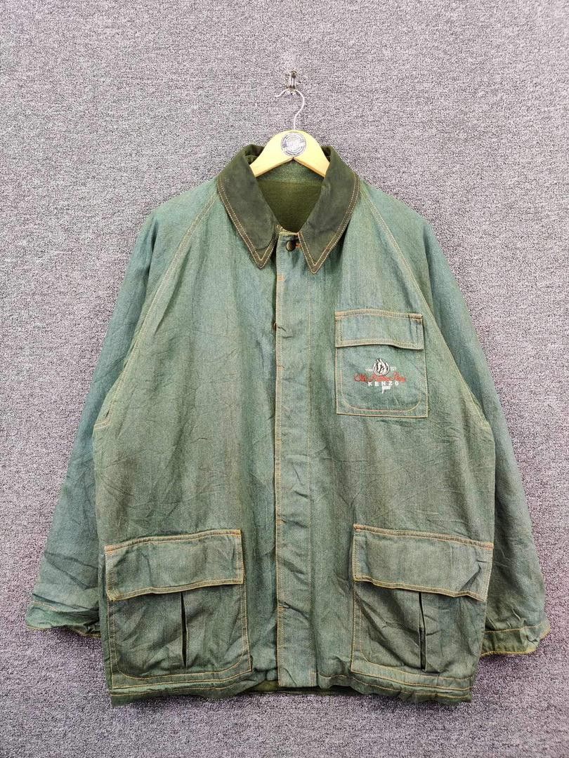Kenzo Vintage Kenzo Jeans Chore Denim Jacket Size US XL / EU 56 / 4 - 1 Thumbnail