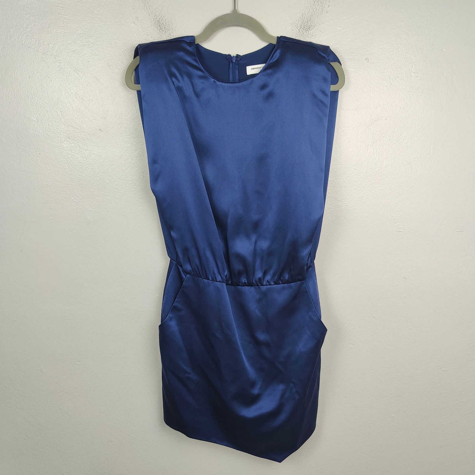 Amanda Uprichard Amanda Uprichard Aisling Dress Womens Small Navy Blue Size S / US 4 / IT 40 - 1 Thumbnail