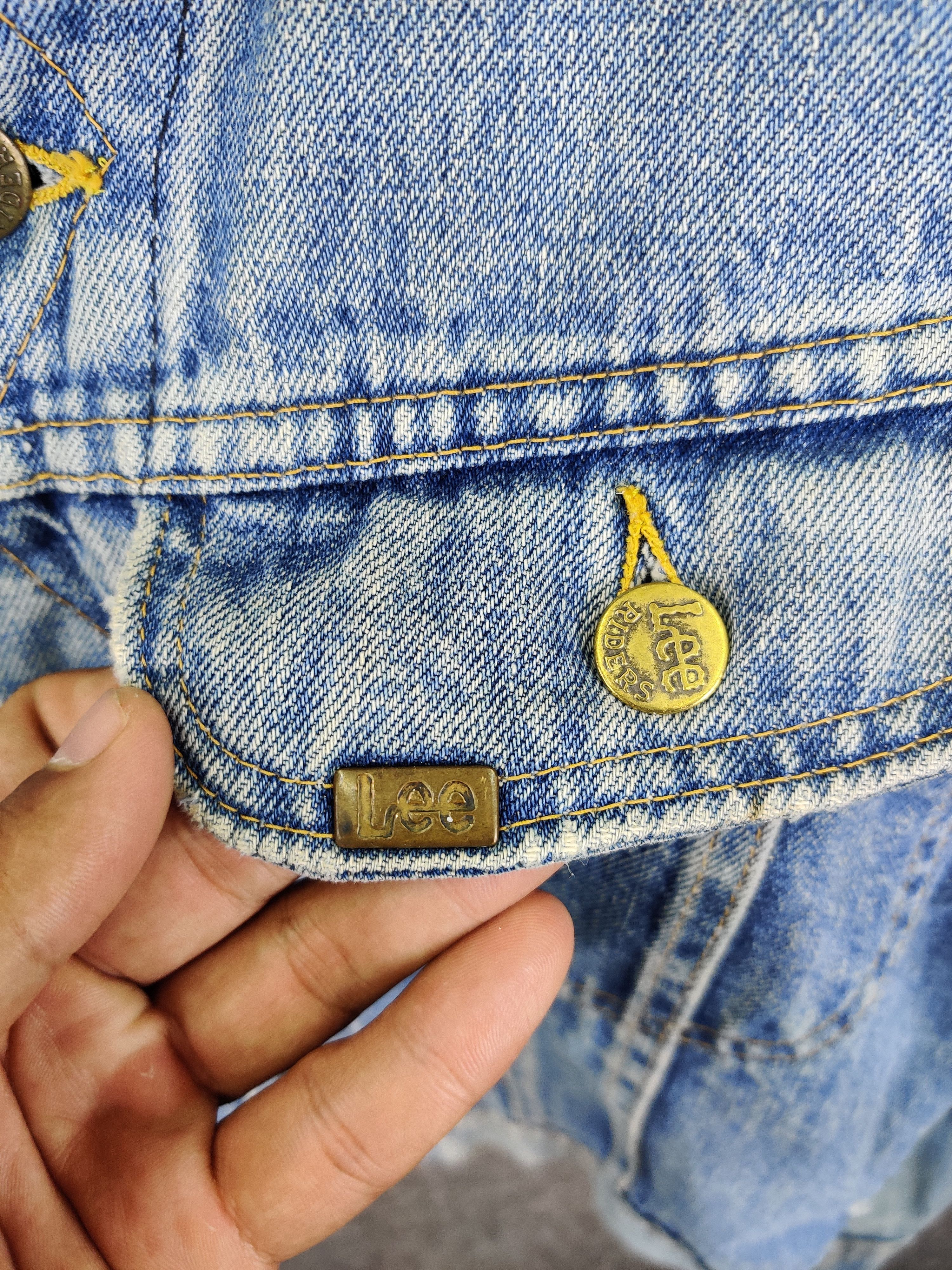 Lee Vintage 90's Lee Riders Trucker Denim Jacket Size US S / EU 44-46 / 1 - 9 Thumbnail