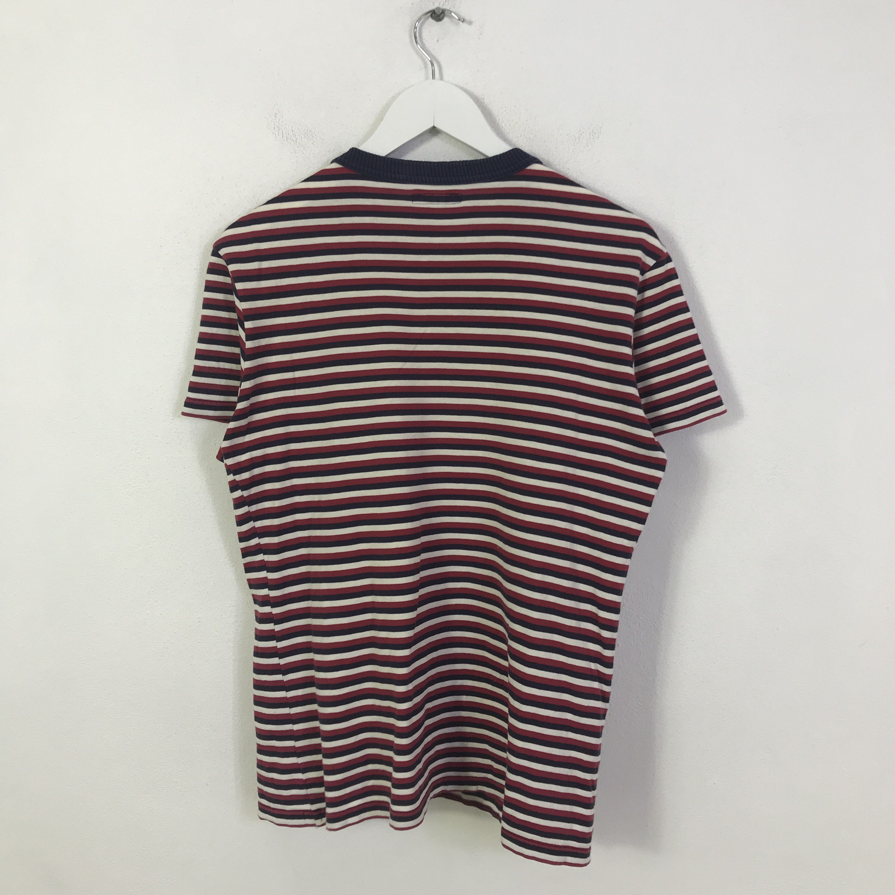 Blue Blue Japan Blue-blue Japan striped design t-shirts K93B24 Size US M / EU 48-50 / 2 - 3 Thumbnail