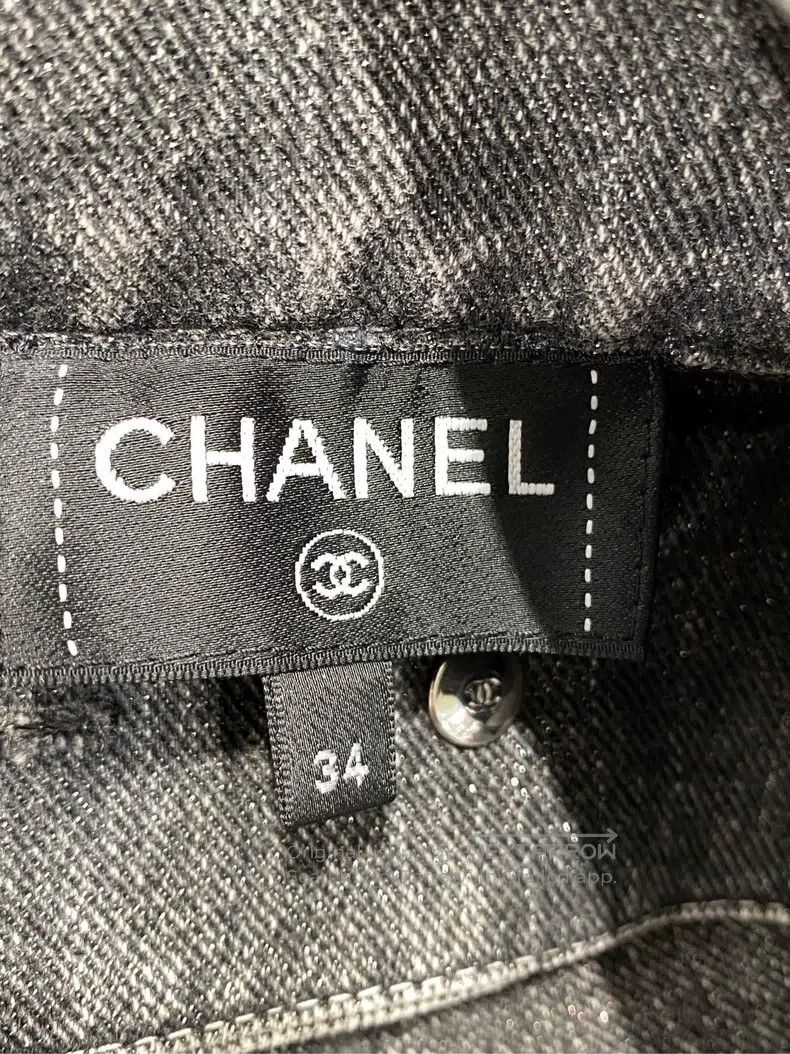 Chanel Chanel 23-year-old denim skirt Size 42" / US 20 - 3 Thumbnail