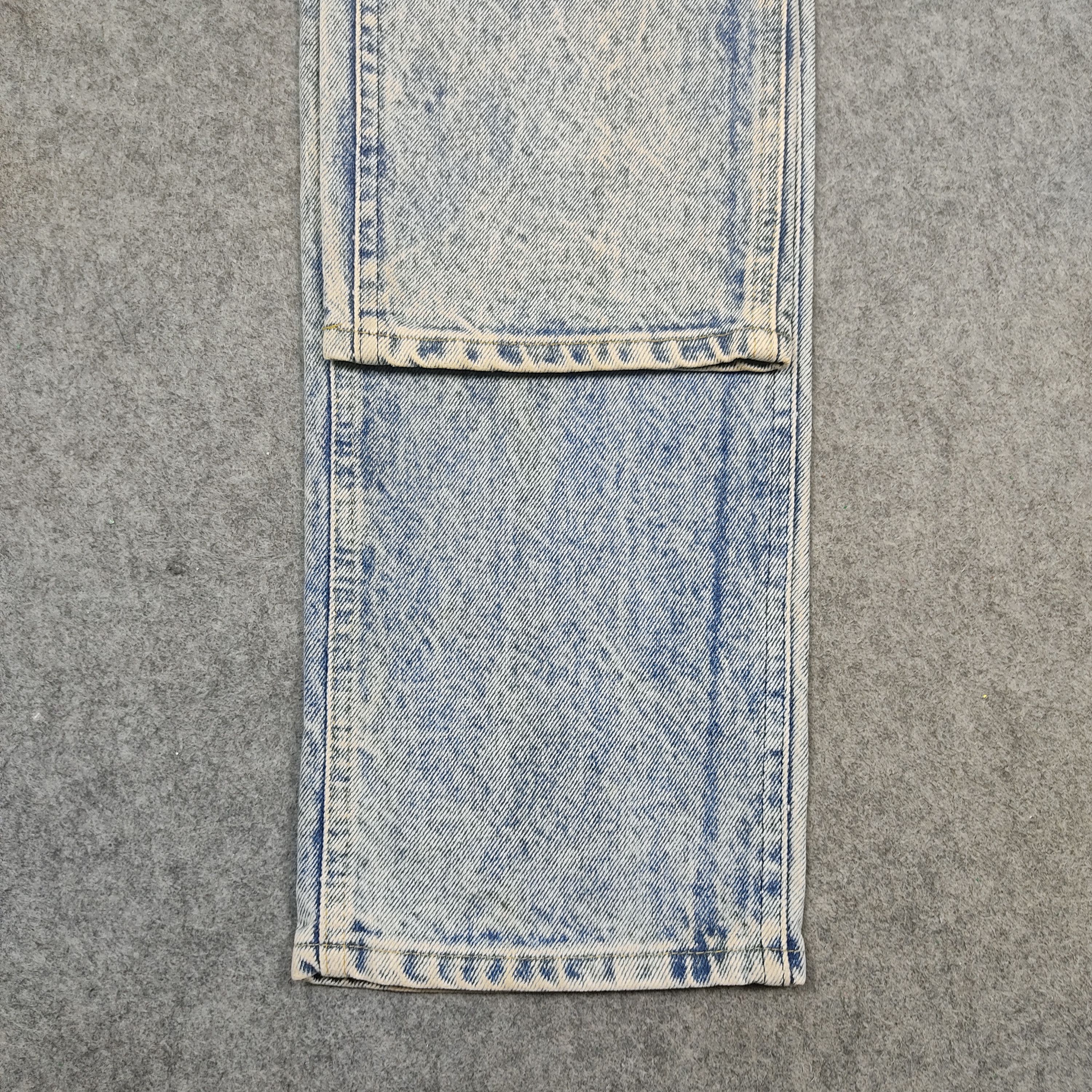 Lee × Vintage 90s Vintage Lee Stone Wash Jeans L507 Size US 35 - 5 Thumbnail