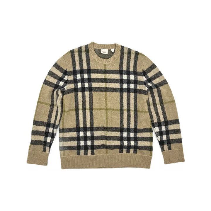 Burberry Burberry Burberry Classic Check Cashmere Sweater for Men-2 Size US XL / EU 56 / 4 - 1 Thumbnail