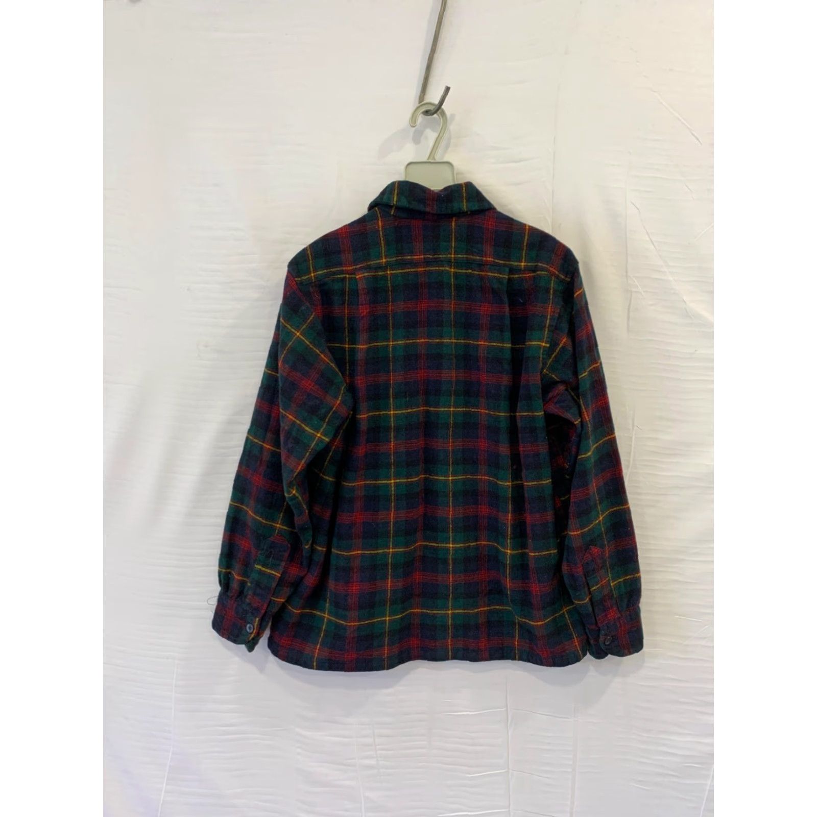 Pendleton VINTAGE Pendleton Wool Plaid Shirt Jacket USA Made Green Red Flannel M Mens XS? Size US M / EU 48-50 / 2 - 2 Thumbnail
