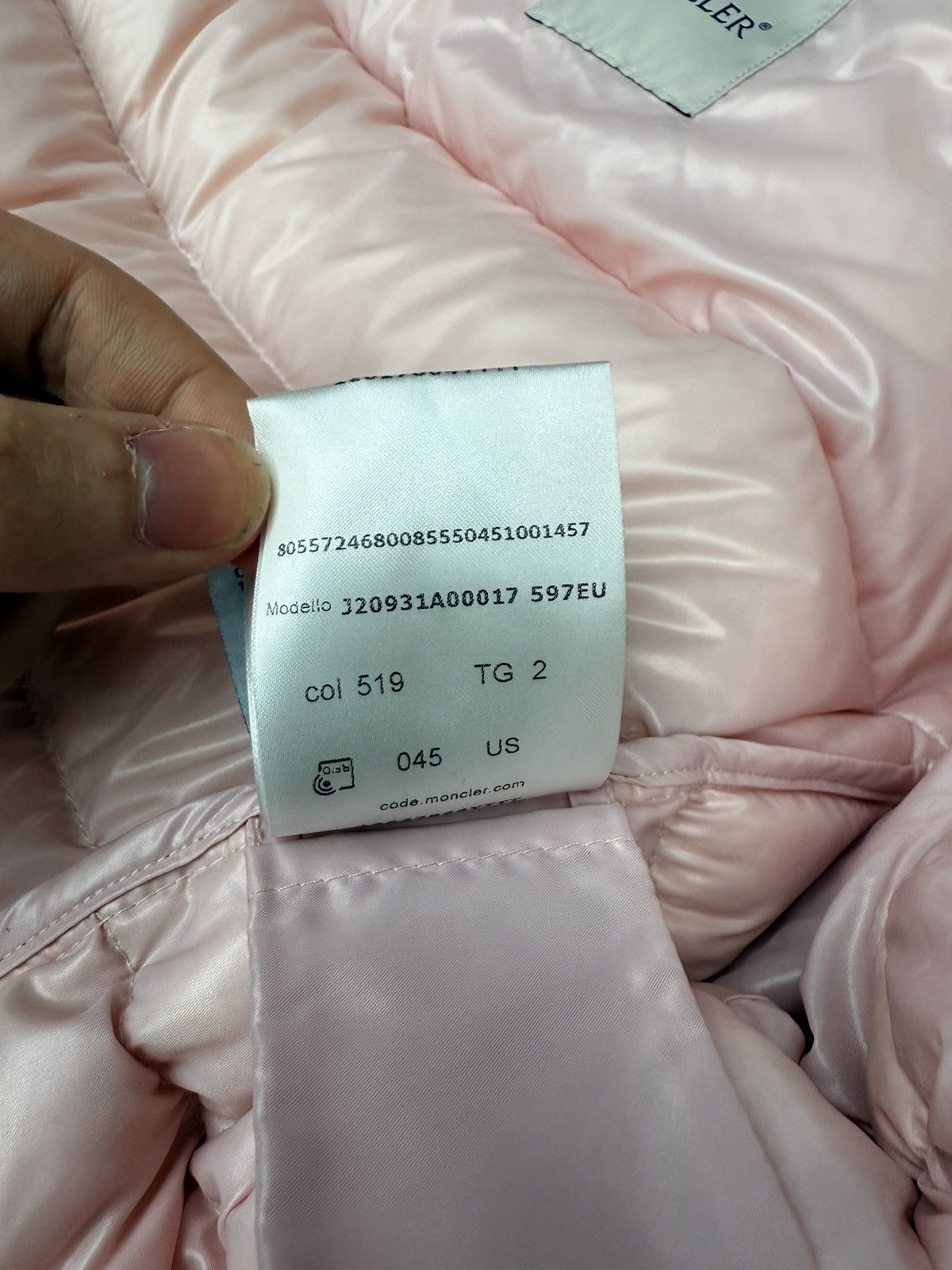 Moncler Moncler Barante shiny light pink puffer jacket Size M / US 6-8 / IT 42-44 - 17 Thumbnail