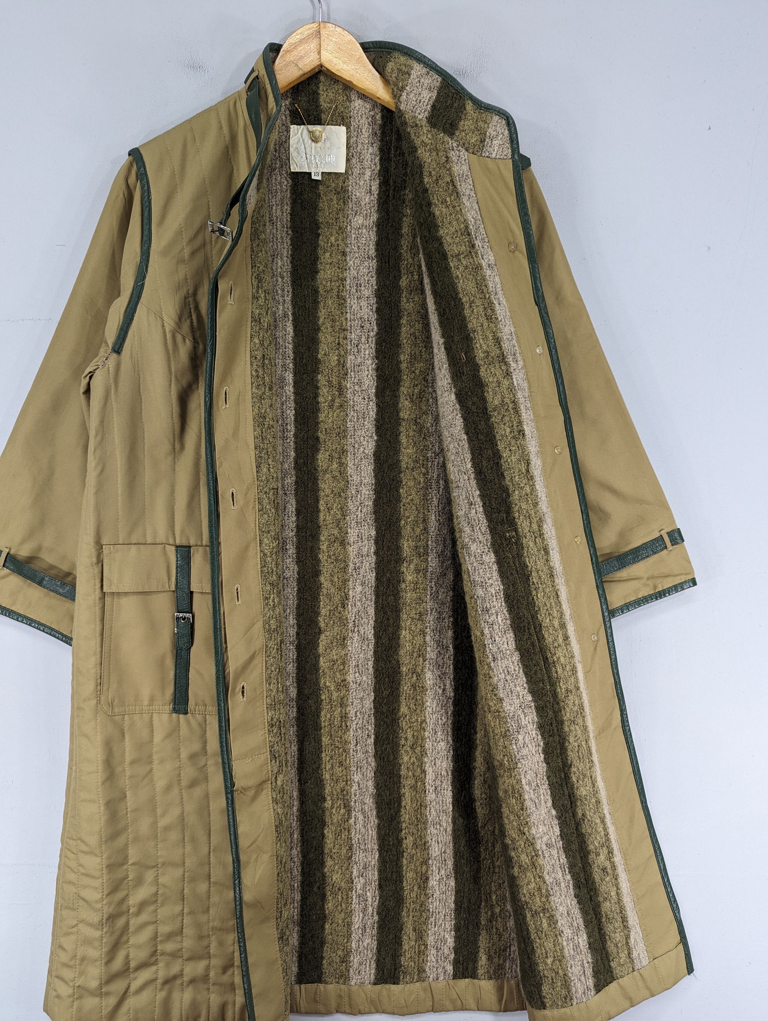 Designer × Japanese Brand × Vintage 🔥RARE🔥Japanese Brand Inner Fleece Long Jacket Size L / US 10 / IT 46 - 11 Thumbnail
