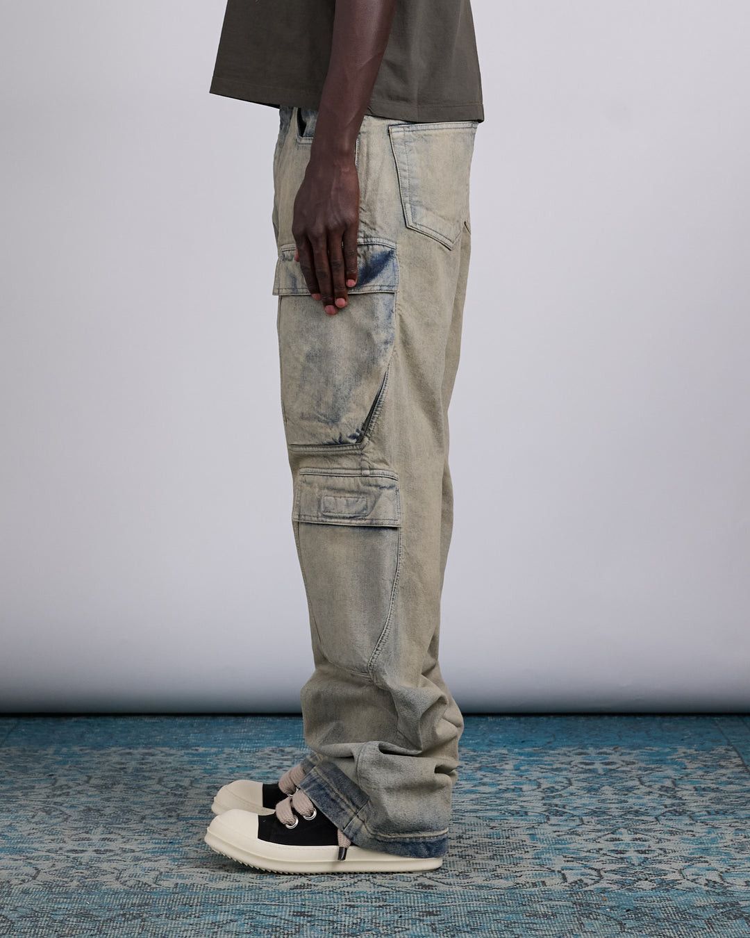 Rick Owens Drkshdw Rick Owens DRKSHDW Double Cargo Denim Size US 28 / EU 44 - 2 Thumbnail