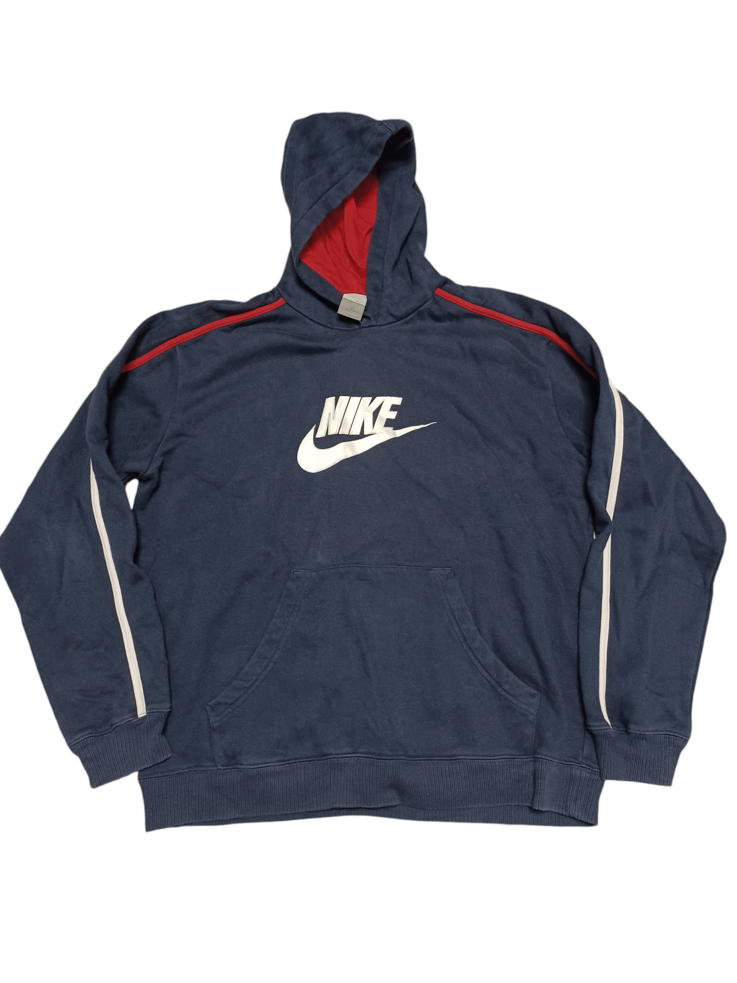 Nike Nike vintage 00s hoodie biglogo fleece inside big swoosh Size US L / EU 52-54 / 3 - 1 Thumbnail