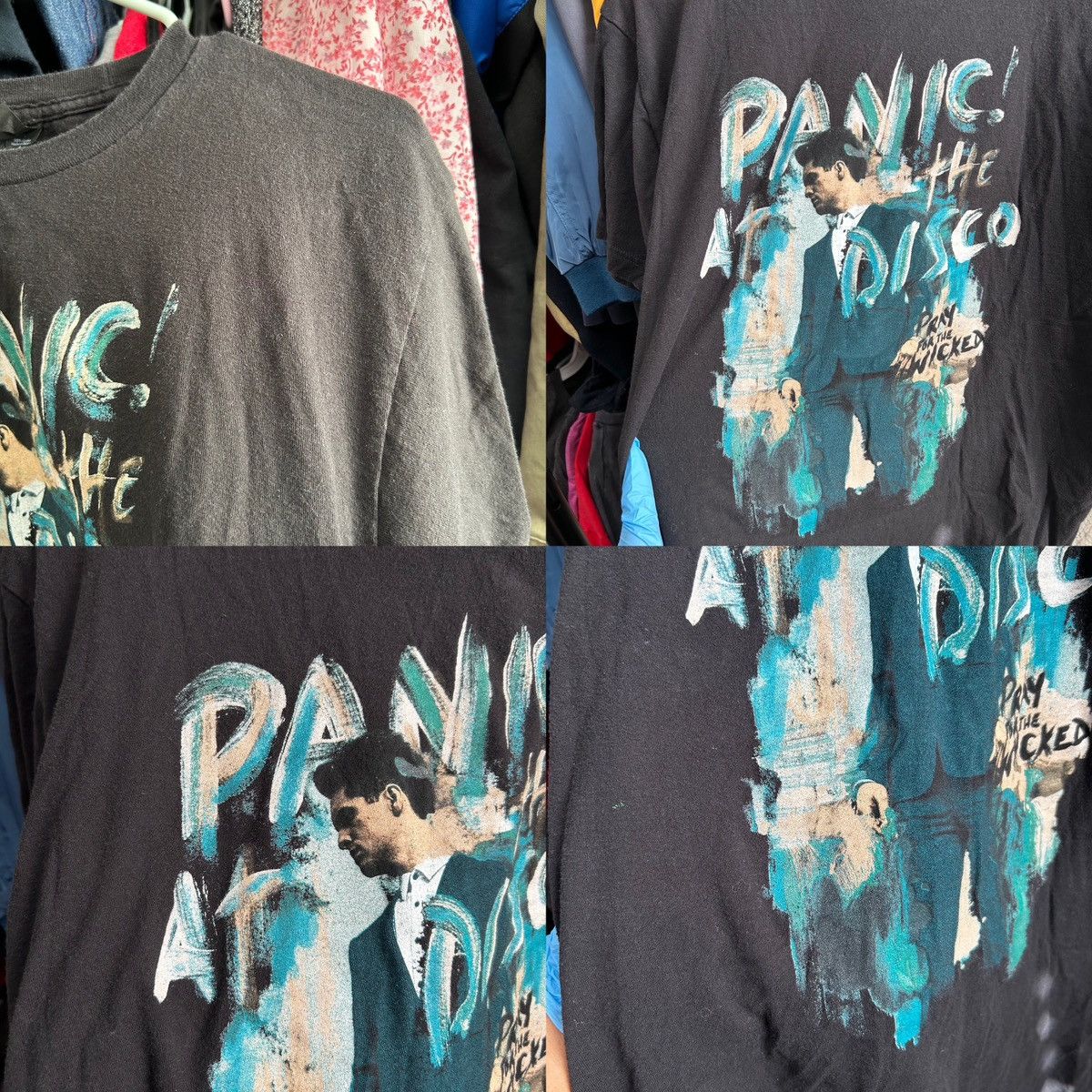 Tultex Panic! At the Disco Graphic Tshirt Size L - "Jacques" Size US L / EU 52-54 / 3 - 5 Thumbnail