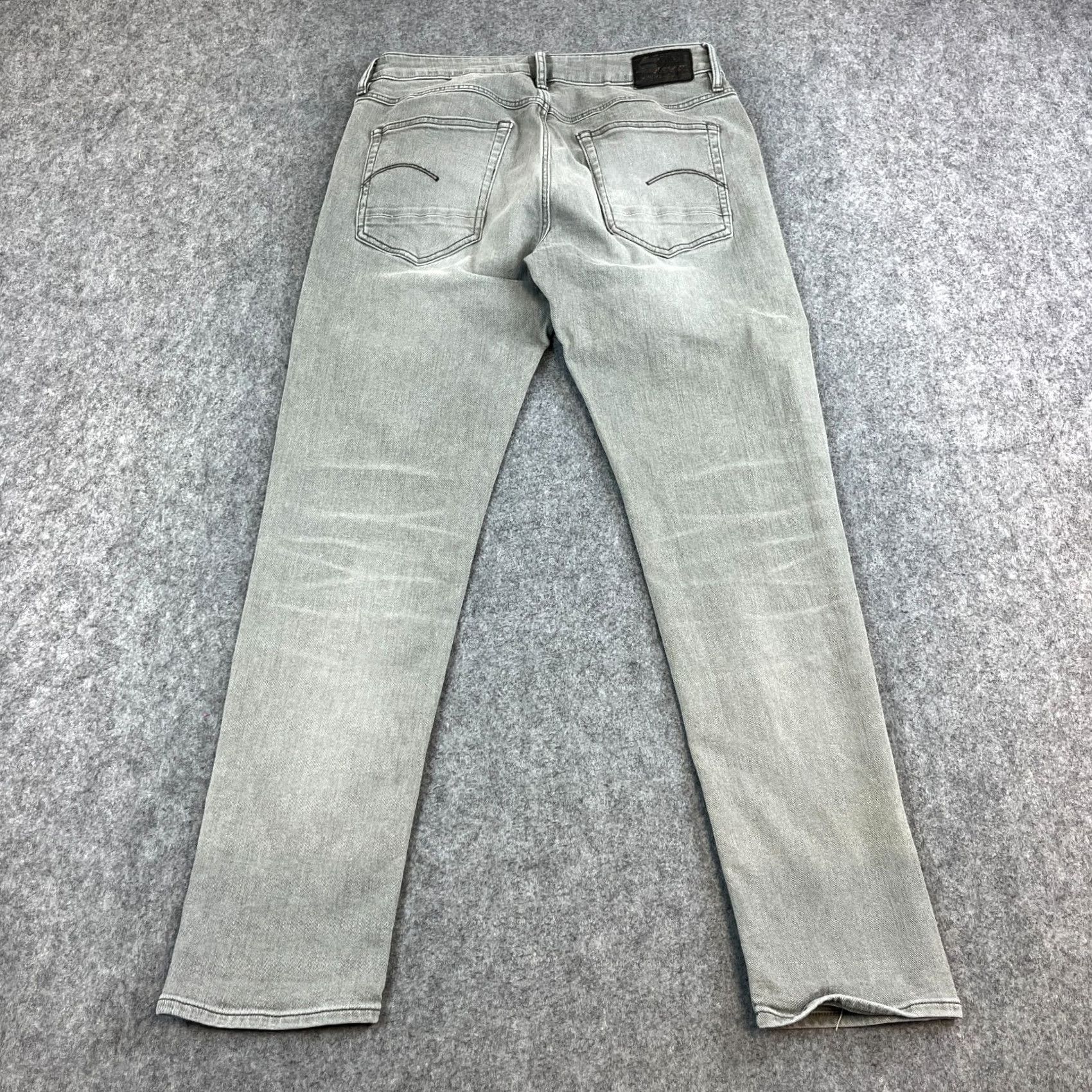 G-Star G-Star Womens Jeans Boyfriend Skinny 27 32 UK 8 Medium Wash Grey Stretch Jeans Women 8 Slim Denim 5-Pocket Classic Vintage: No Gy? Size 30" / US 8 / IT 44 - 2 Thumbnail