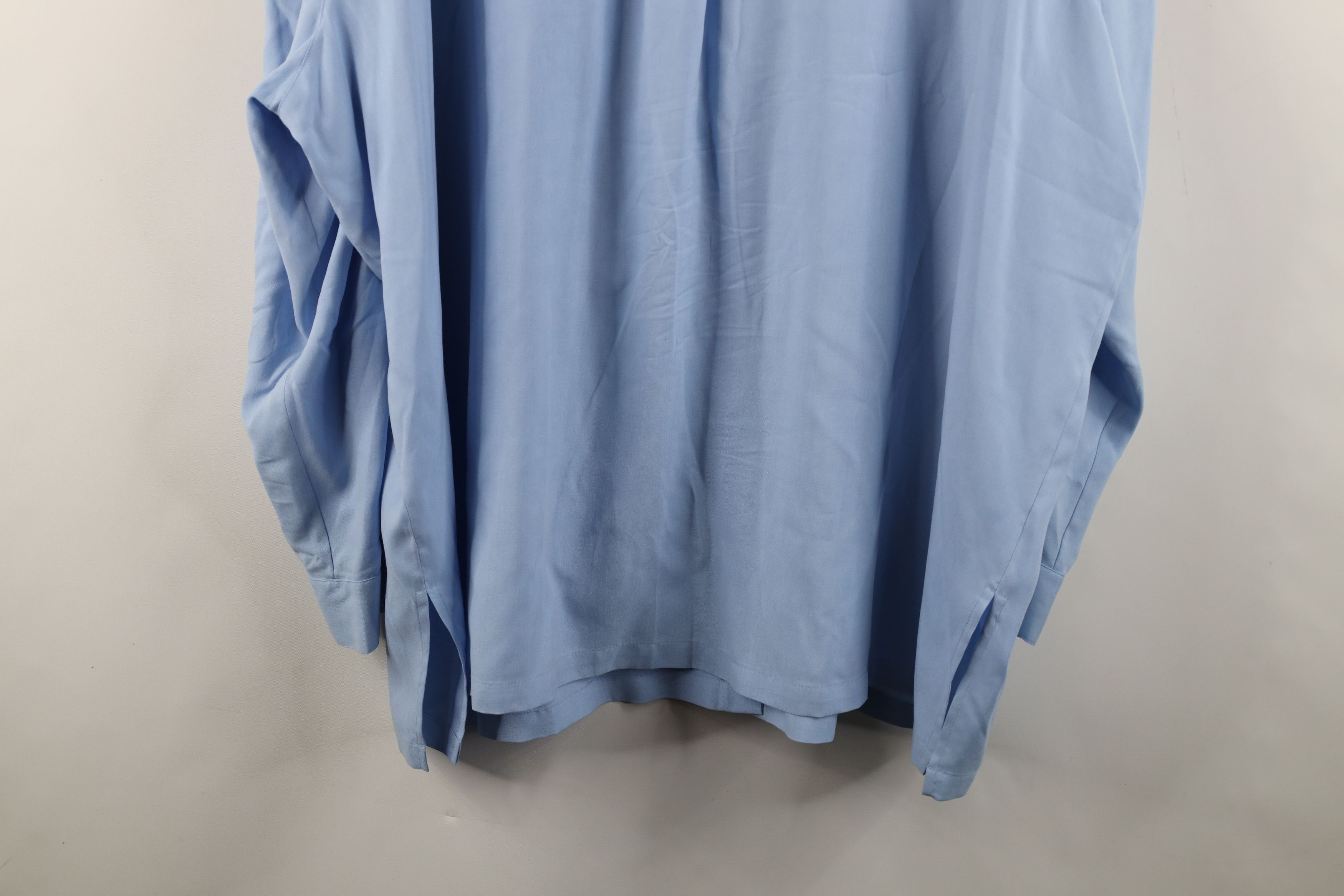 Vintage Vintage 90s Streetwear Collared Button Shirt Carolina Blue Size 3XL / US 20-22 - 14 Thumbnail