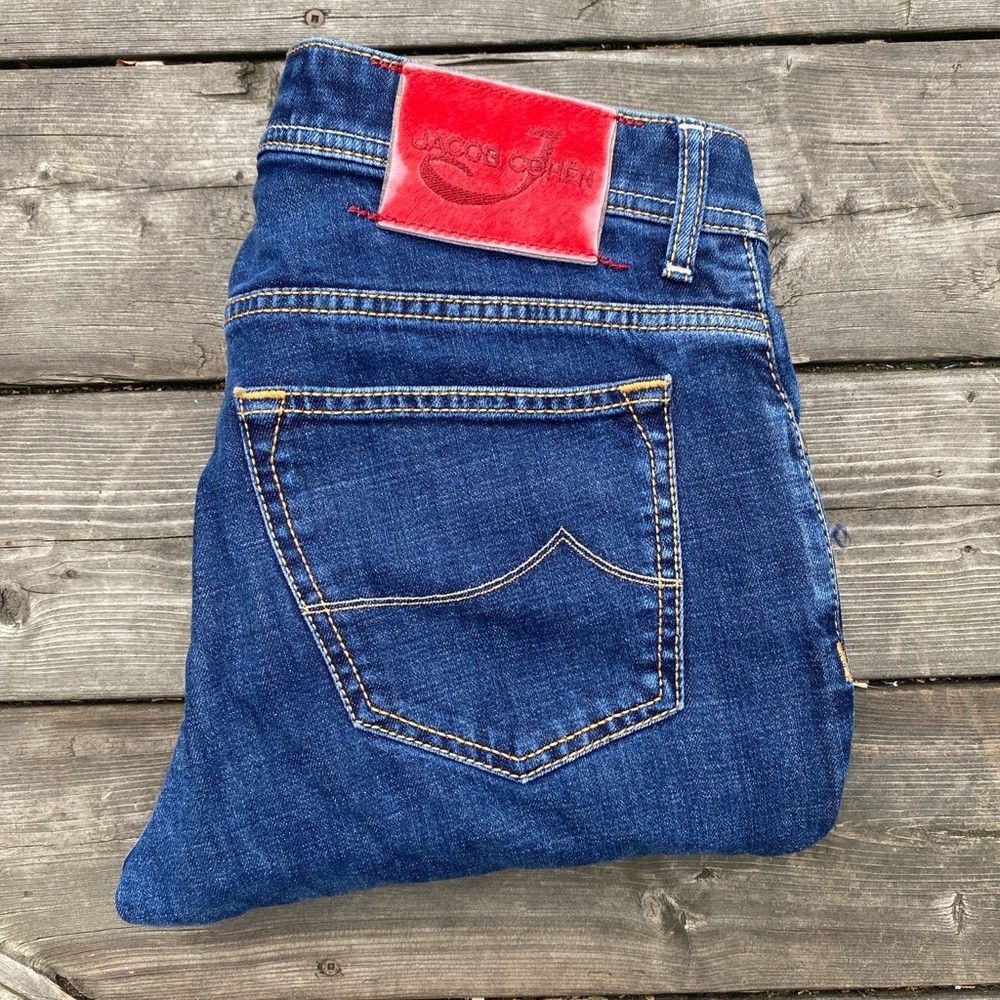 Jacob Cohen Vintage Jacob Cohen Jeans Size 34 Blue Designer Denim Size US 34 / EU 50 - 3 Thumbnail