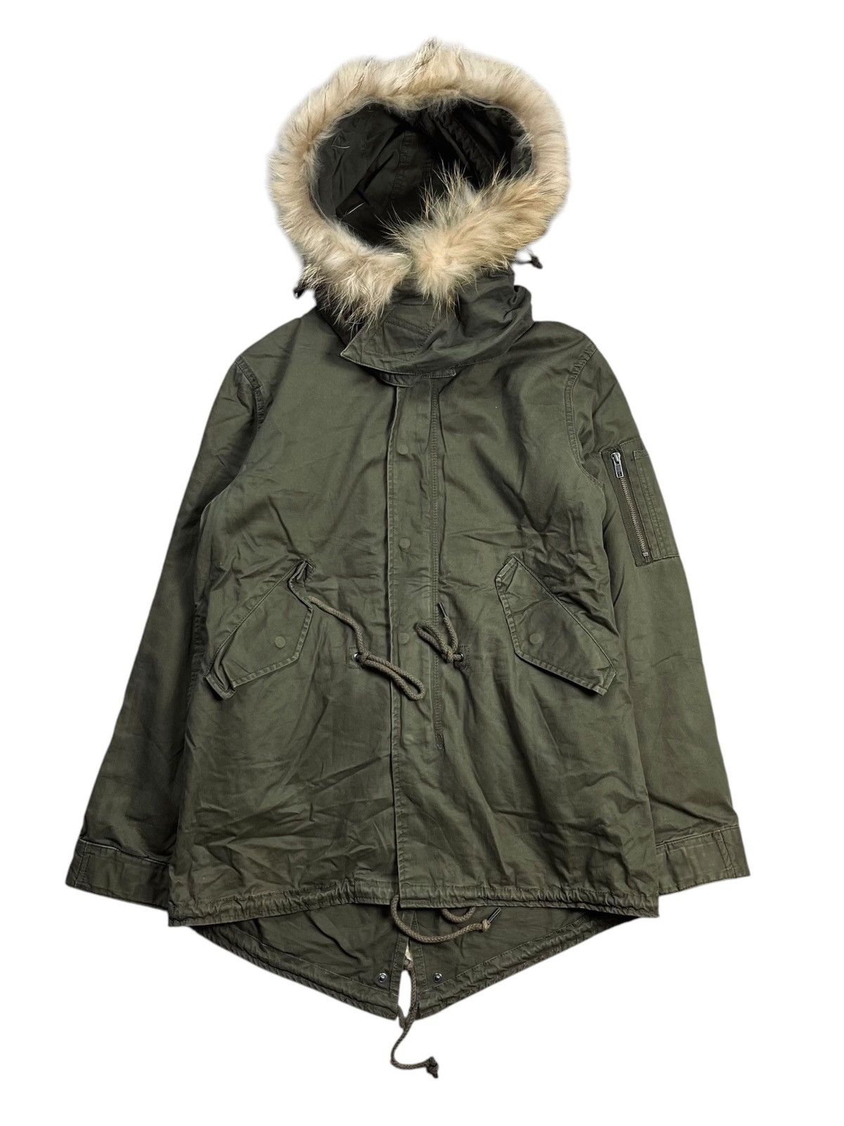 If Six Was Nine 2000s Takeo Kikuchi - Fur Hoodie Parka Jacket Size US M / EU 48-50 / 2 - 4 Thumbnail
