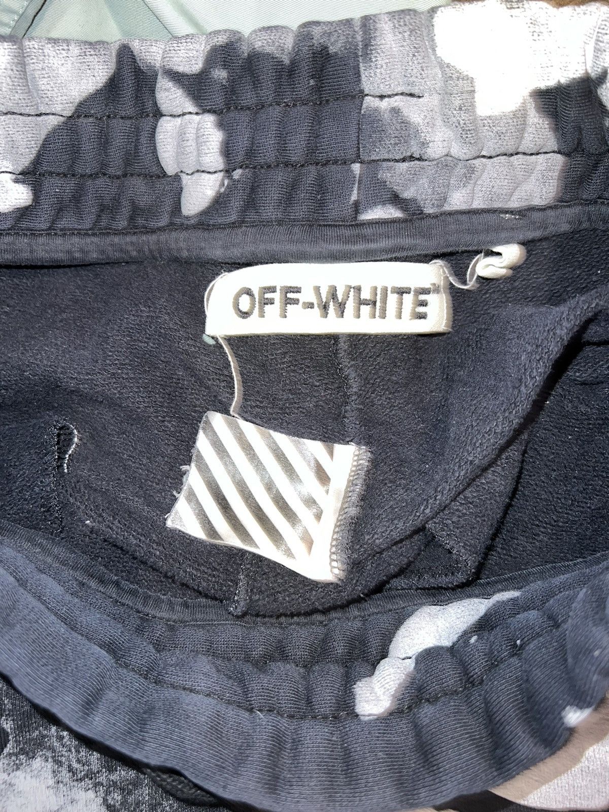 Off-White White splotch sweatpants Size US 31 - 4 Thumbnail