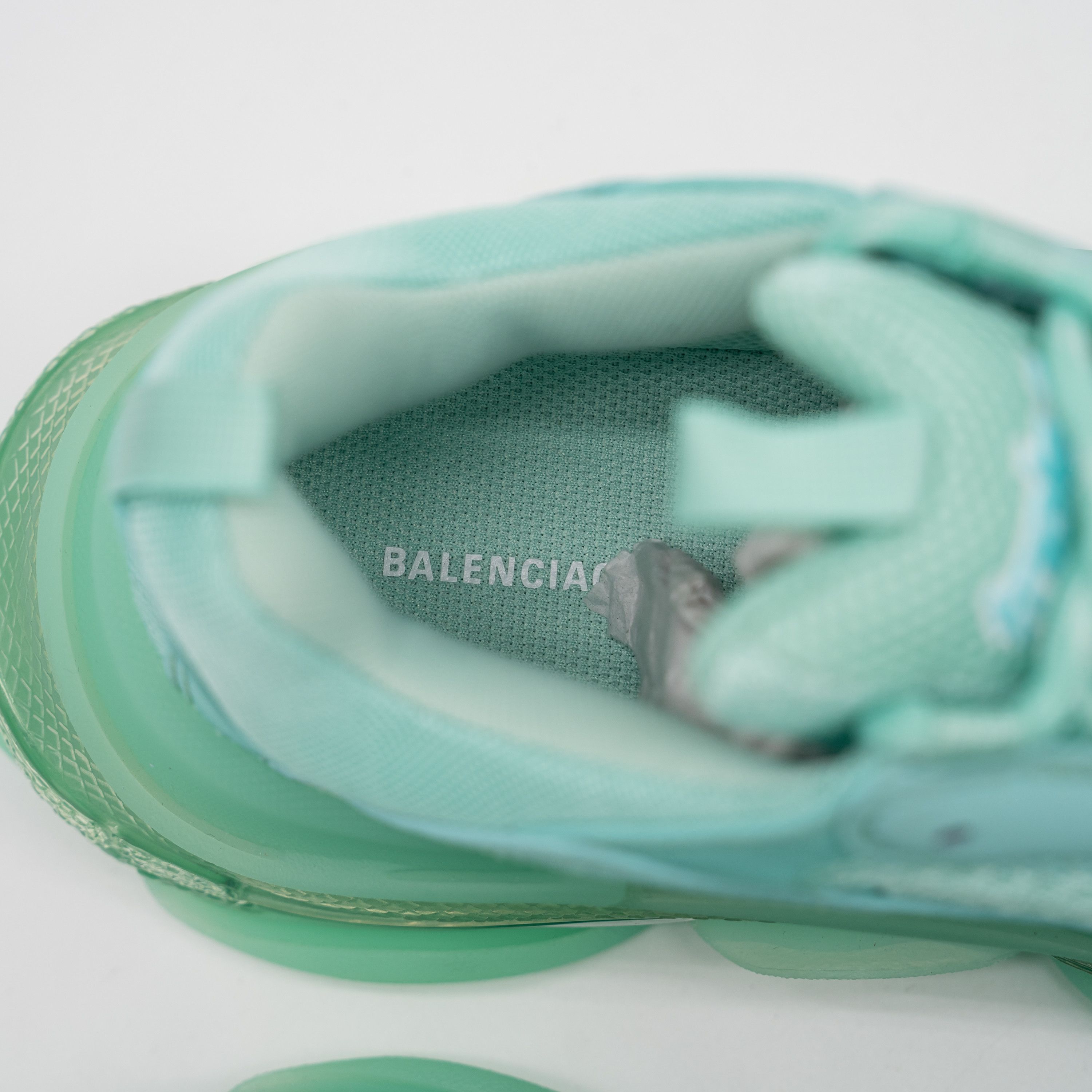 Balenciaga 37 EU / 7 US Balenciaga Triple S Sneakers Mint Green Size US 7 / IT 37 - 9 Thumbnail