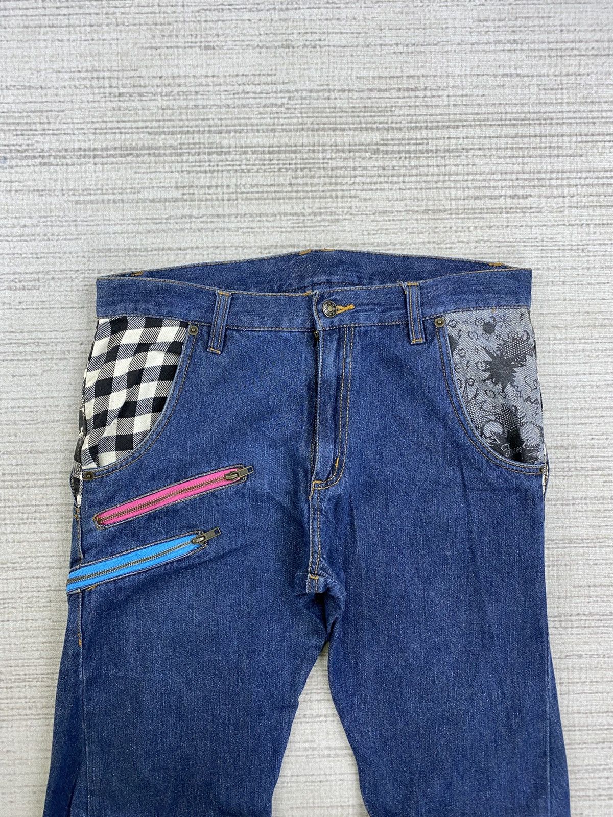 Hysteric Glamour 🔥RARE Hysteric Glamour Style Double Waist Punk Design Jean Size US 34 / EU 50 - 6 Thumbnail