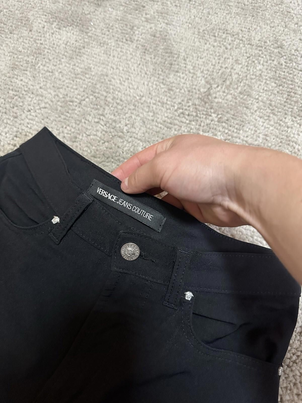 Versace Versace Jeans Couture Flared Jeans - black Sz 26/40 Size 26" / US 2 / IT 38 - 5 Thumbnail