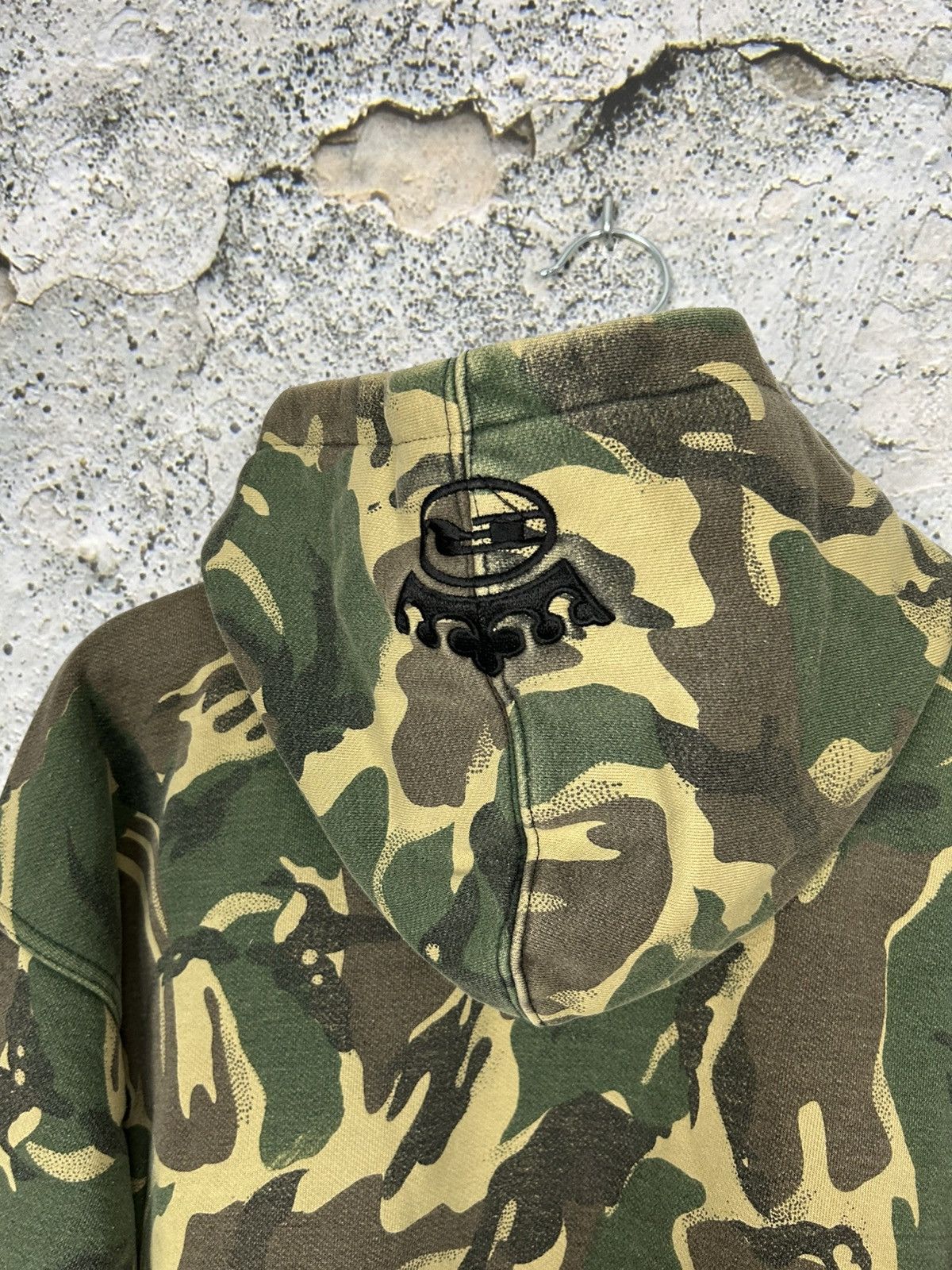 Vintage Royal Vintage Camo Baggy Hoodie Rap Skate Streetwear 90s Size US XXL / EU 58 / 5 - 5 Thumbnail