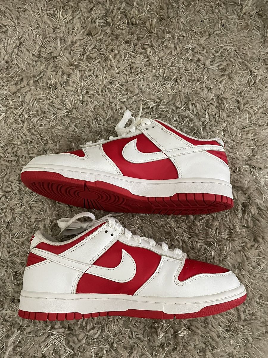 Nike Nike Dunk Low Championship Red Size US 7 / EU 40 - 3 Thumbnail