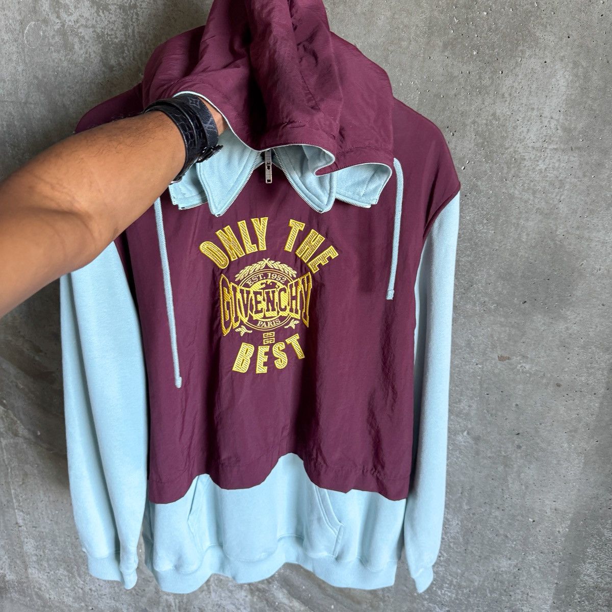 Givenchy Givenchy Double Layered Hoodie Size US L / EU 52-54 / 3 - 5 Thumbnail