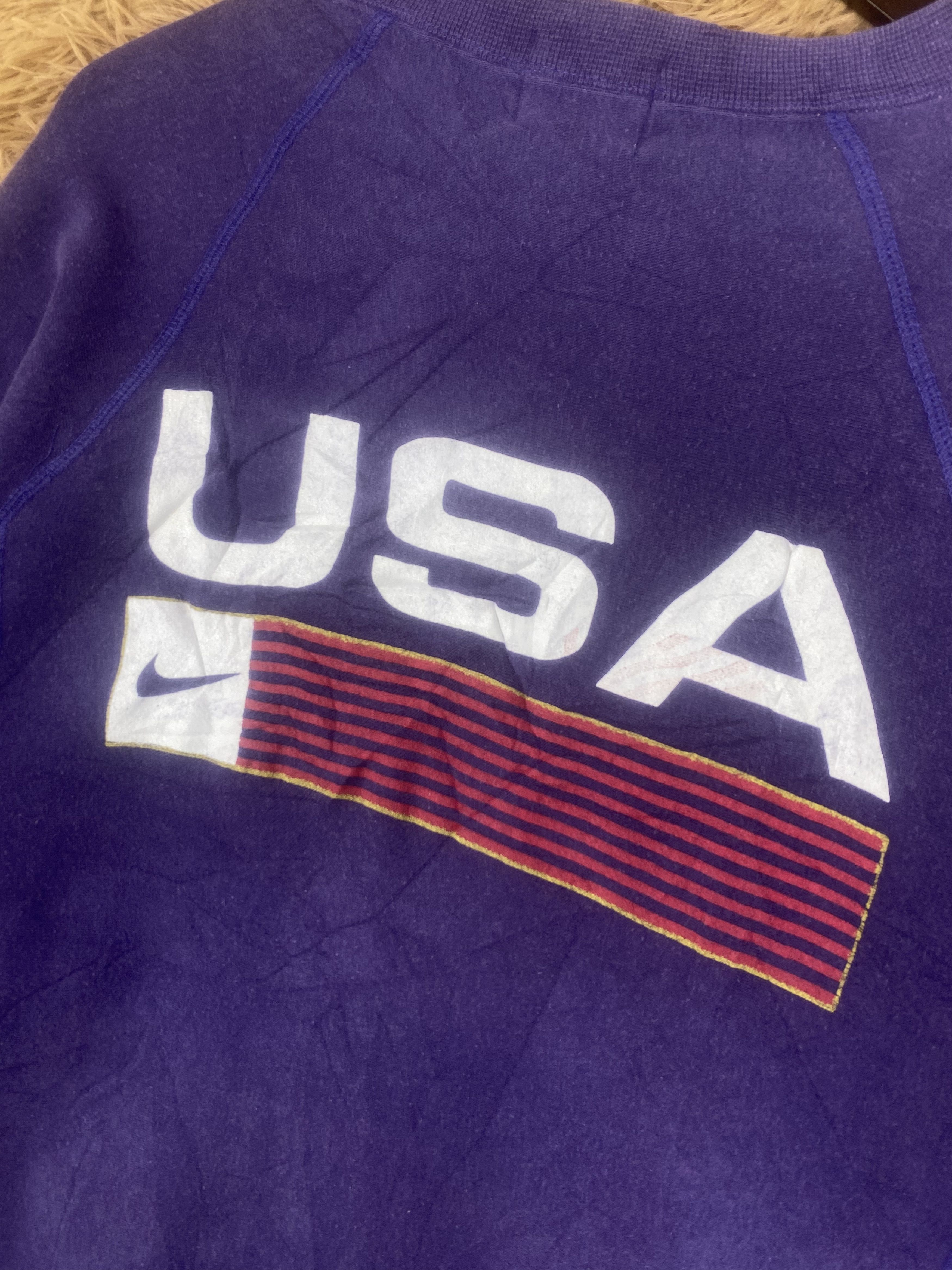 Nike Vintage Nike USA Big Logo Swoosh Sweatshirts PS0019 Size US S / EU 44-46 / 1 - 5 Thumbnail