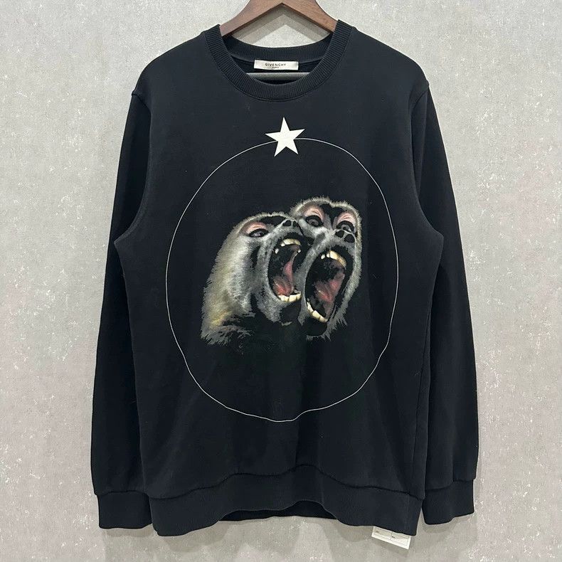 Givenchy Givenchy Classic black five star double monkey sweater, si Size US M / EU 48-50 / 2 - 1 Thumbnail