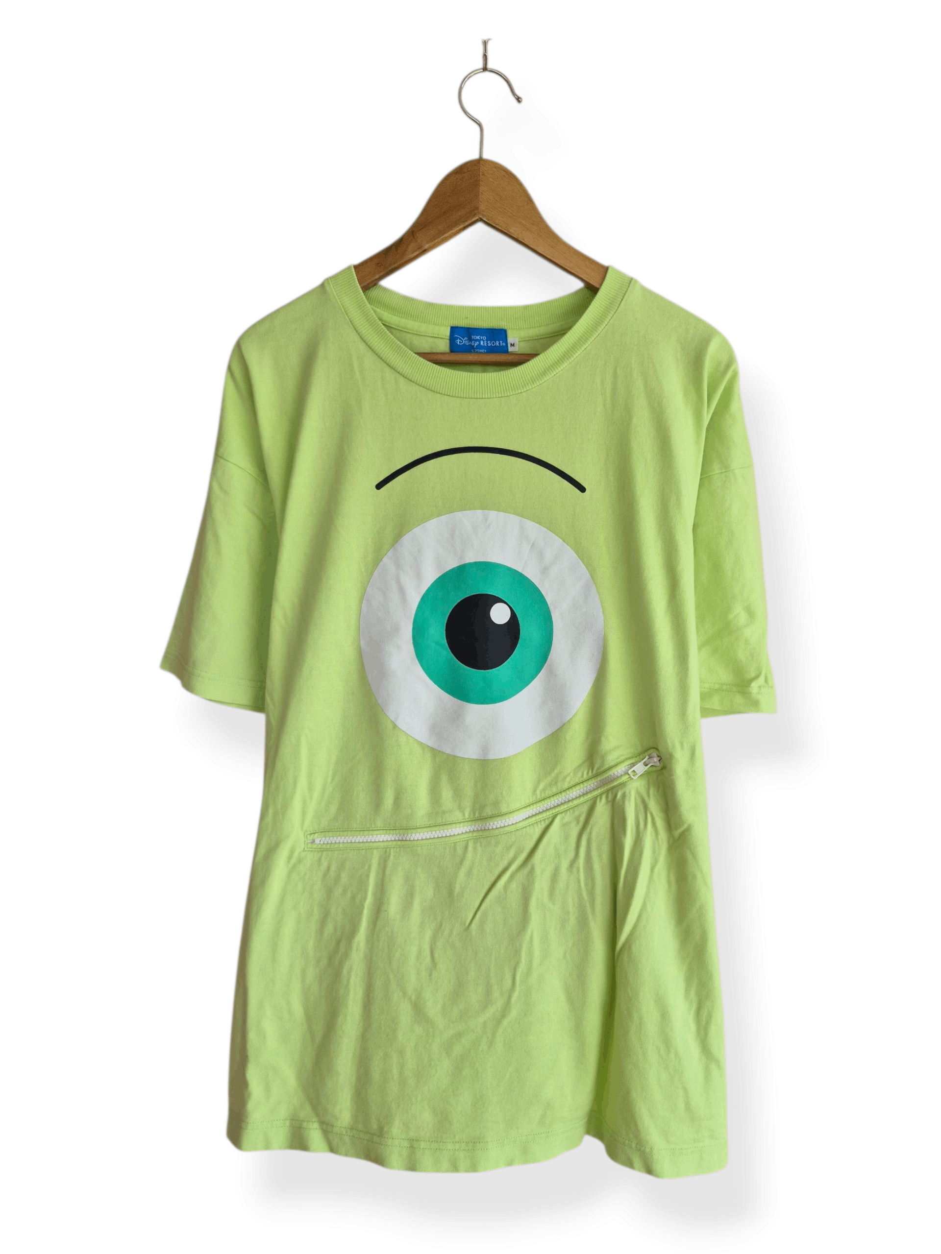 Disney 🔥 Disney Monster University Big Logo Pocket Tee Cartoon Size US M / EU 48-50 / 2 - 1 Thumbnail