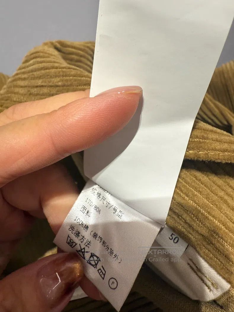 Loewe Loewe Men's Khaki Corduroy Pants Size US 34 / EU 50 - 6 Thumbnail