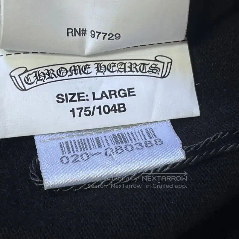 Chrome Hearts Chrome Hearts Black Long Sleeve T-Shirt . Size US L / EU 52-54 / 3 - 5 Thumbnail