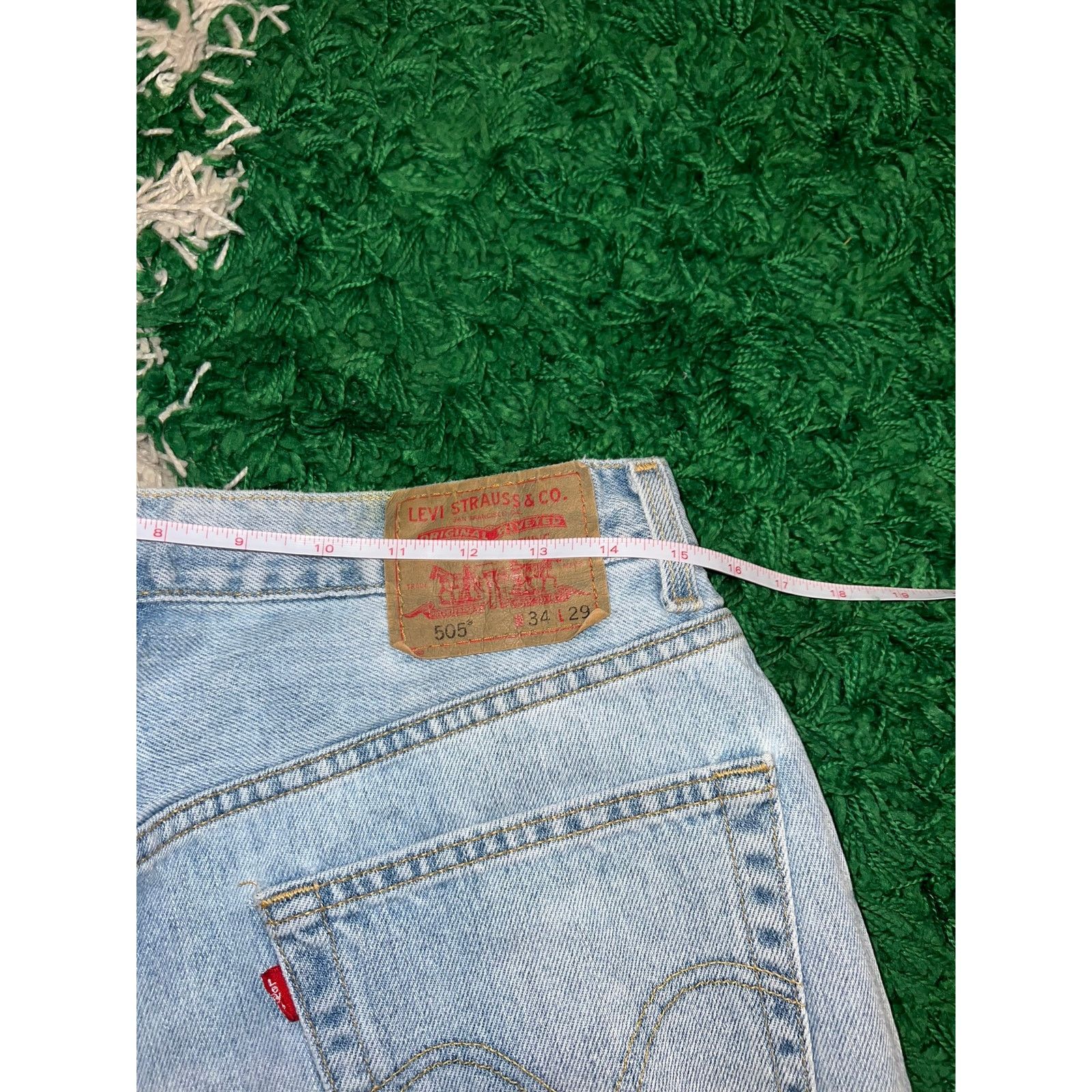 Levi's Y2K Levi's Levi Strauss 505 Blue Denim Jeans Bottoms 34x29 Size US 34 / EU 50 - 9 Thumbnail