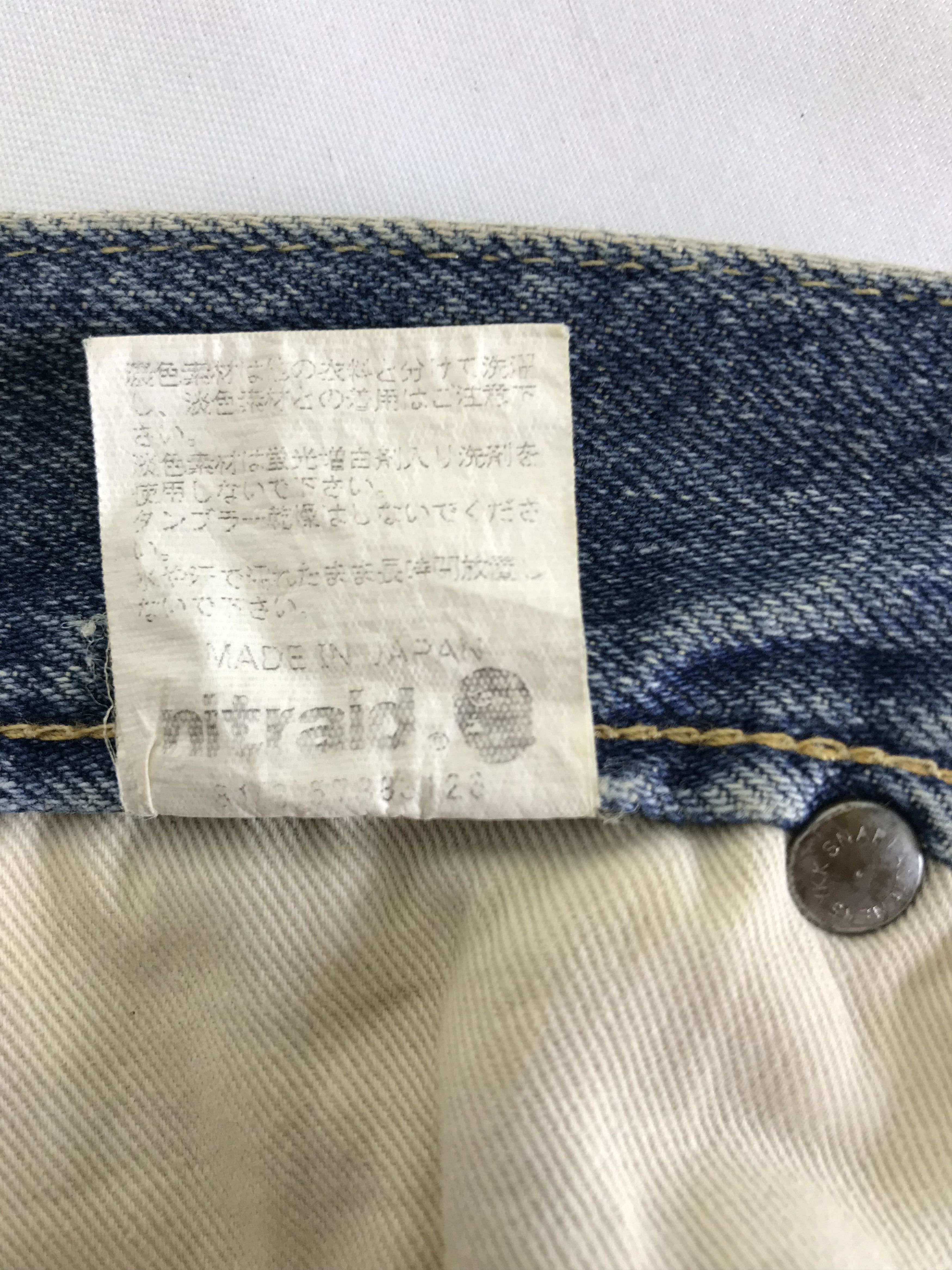 Nitraid Vintage Nitraid Japanese Paint Splatter Jeans Size US 34 / EU 50 - 11 Thumbnail