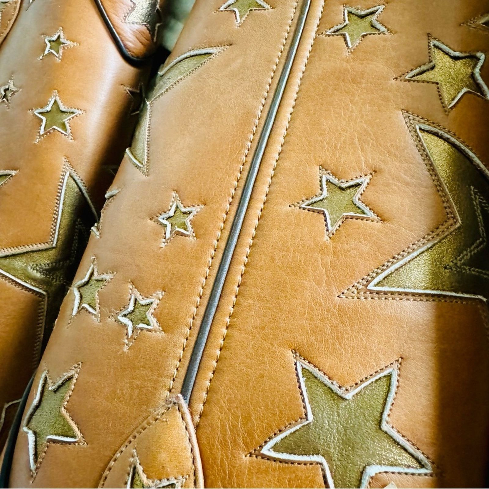 REVOLVE NEW RANCH ROAD Presidio Liberty Star Cowboy Western Boot 5.5 Size US 5.5 / IT 35.5 - 11 Thumbnail