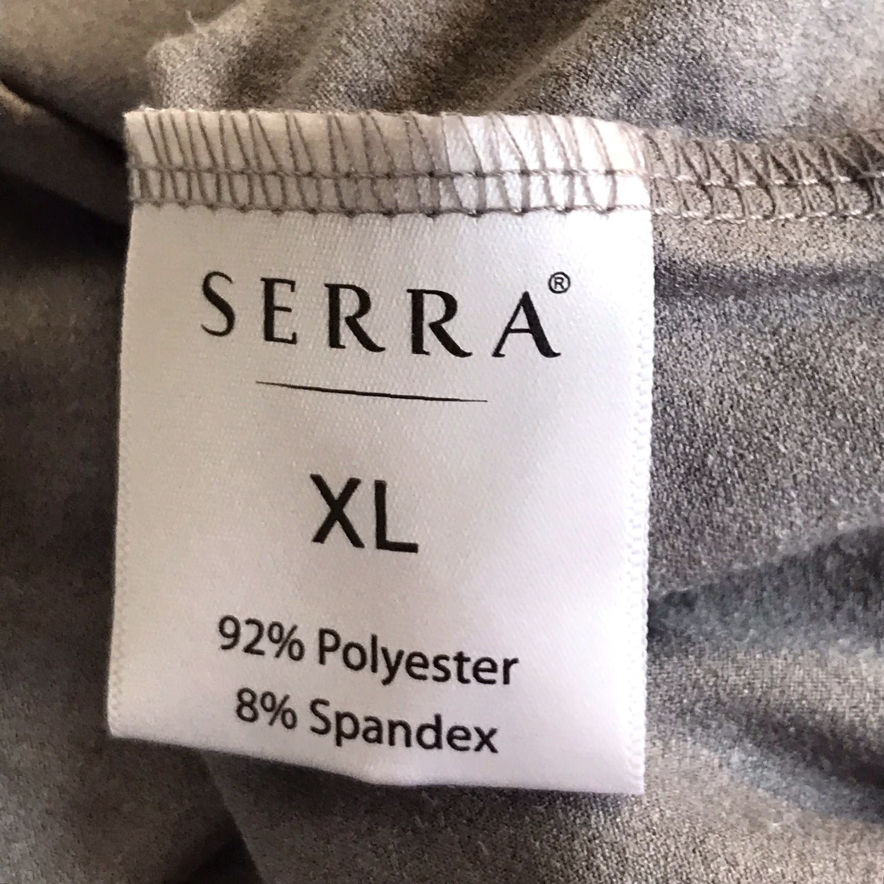 Vintage Serra Women's XL (16-18) Light Gray Knit Pencil Skirt with Pockets - Casual Business Workwear Spring Summer Size 40" / US 18 - 4 Thumbnail