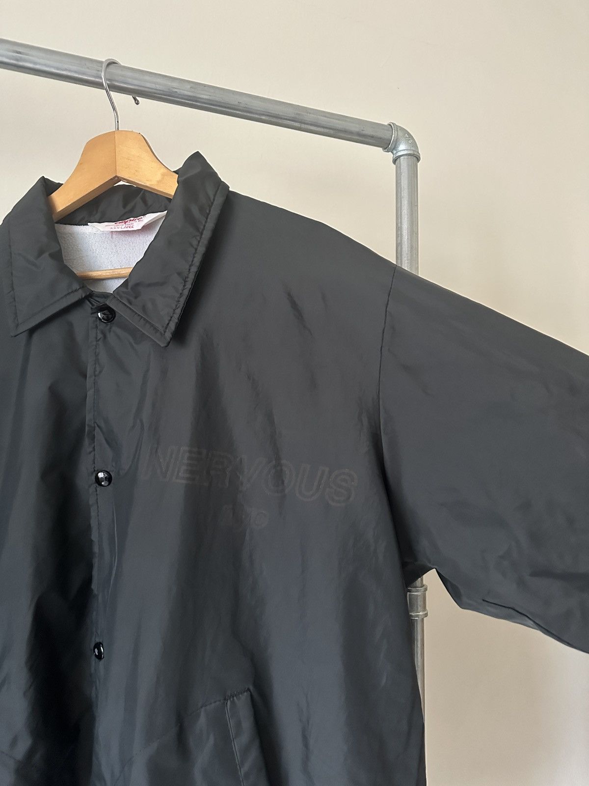 Vintage 1990s Vintage Nervous Record Coach Jacket Size US XXL / EU 58 / 5 - 3 Thumbnail