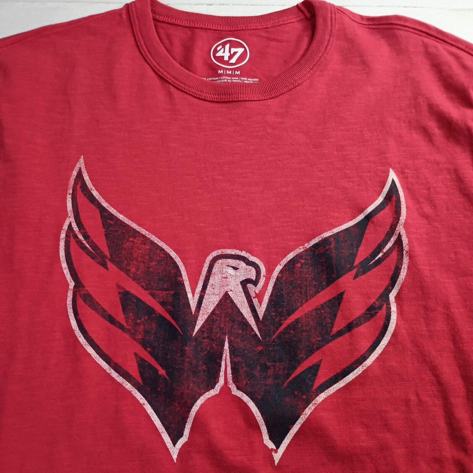 47 Brand Washington Capitals T-shirt Men's M Medium '47 Brand Red Size US M / EU 48-50 / 2 - 2 Thumbnail