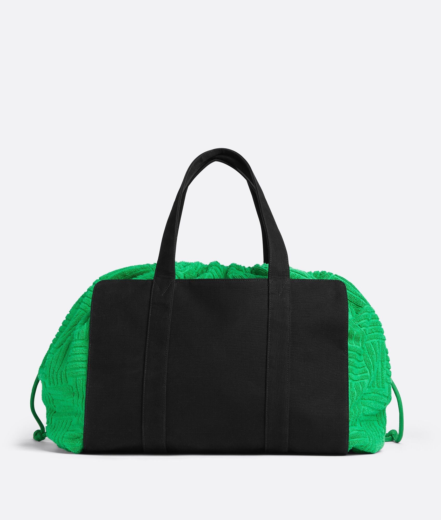 Bottega Veneta o1n1vont1125 Size: OS / Unisex Roll Up Bag in Black/Grass Size ONE SIZE - 4 Thumbnail