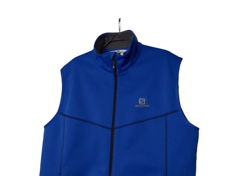 Salomon Salomon Acti Therm Men's Vest Size L Blue Size US L / EU 52-54 / 3 - 3 Thumbnail