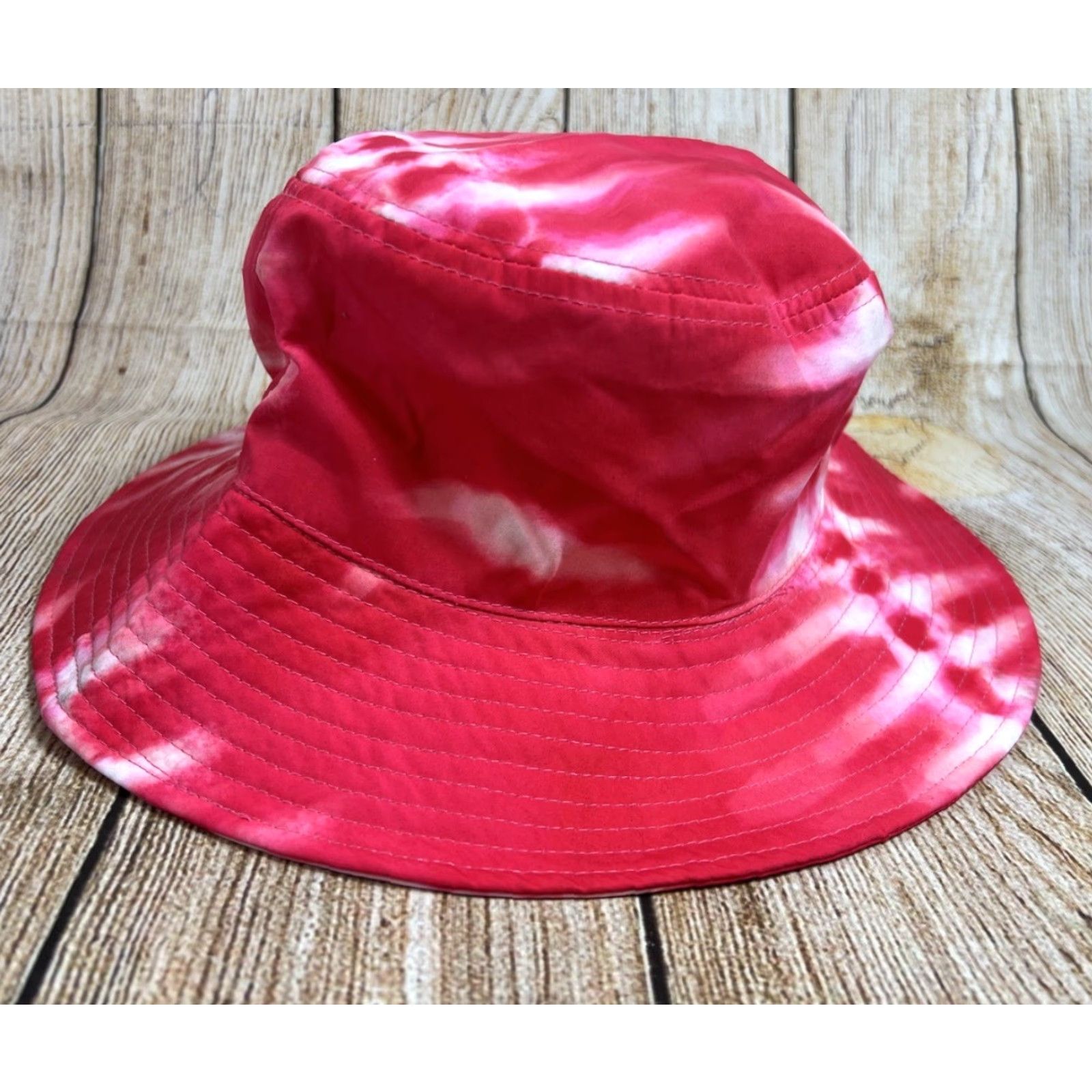 Vintage Alvin’s Island Bucket Hat Tie Dye Red Orange Beach Alabama One Size Men Beach Size ONE SIZE - 6 Thumbnail