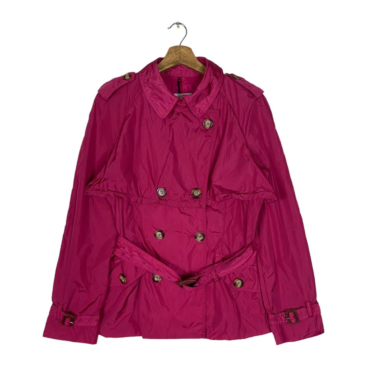 Vintage Moncler Double Breasted Belted Windbreaker Light